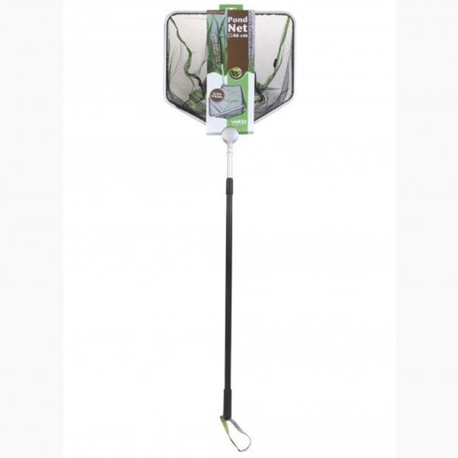 Velda 46cm Square Fish Leaf Net With Telescopic Handle